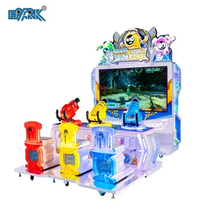 Coin Operated Kids Shooting Gun Arcade Machine 3 Players Seer Future Warfare Shooting Game Machine