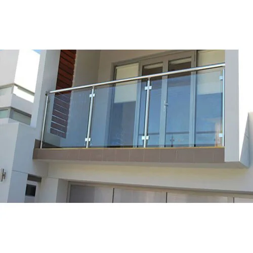 Factory price stainless balustrade handrail outdoor stainless steel baluster glass railing balcony railing factory