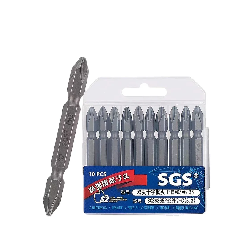 MOYOTEC Factory Direct Strong Magnetic S2 Material 50-100mm Double Head Phillips Industrial Screwdri