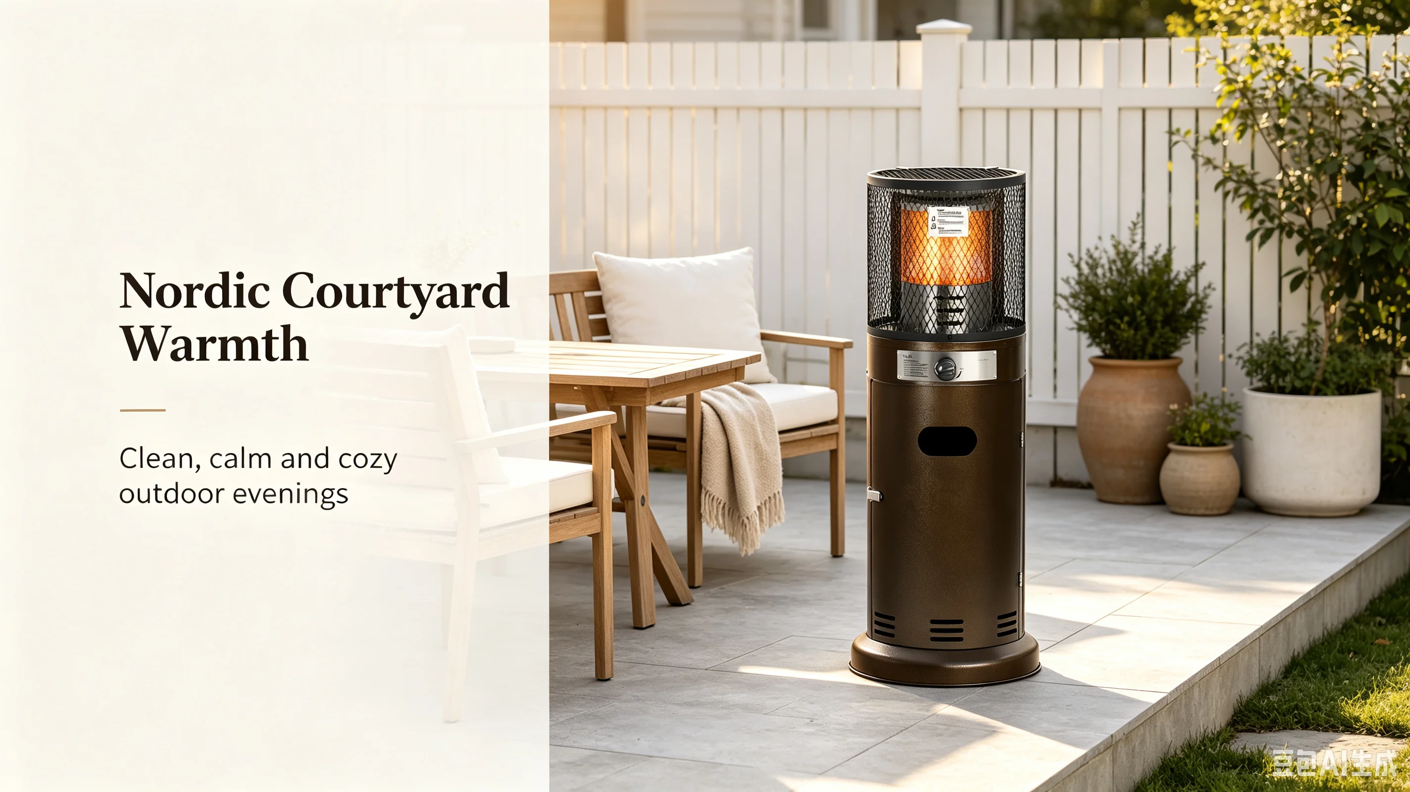 Patio Heater, Portable, Stainless, Steel - detail 28