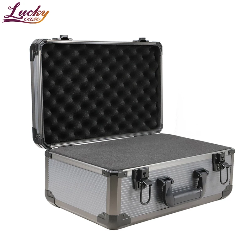 Aluminum Briefcase with DIY Foam Insert - Secure & Versatile