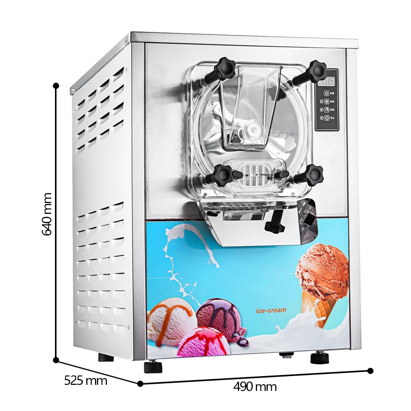 Gelato Machine Automatic Batch Frozen Yogurt Ice-cream Making Commercial Ice Cream Makers Hard Ice Cream Machine for Business
