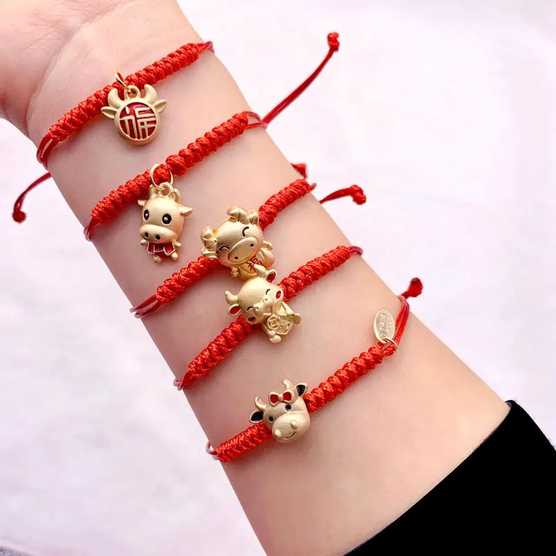 best wishes lucky jewelry handmade braided red rope bracelets