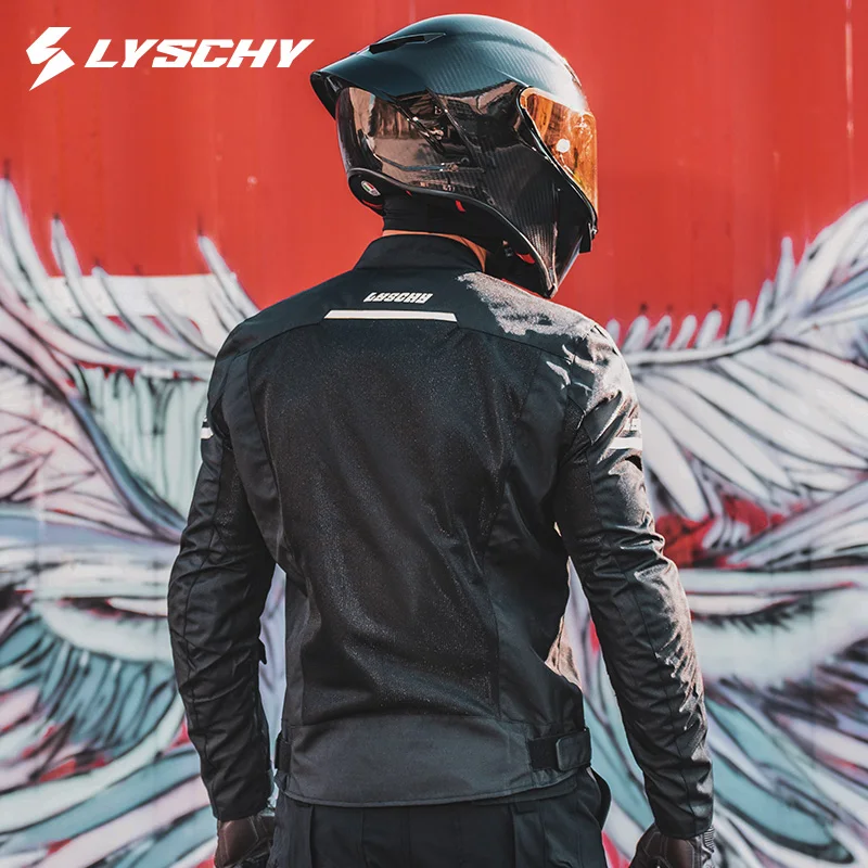 LYSCHY Motorcycle Racing Jackets - Summer Mesh & Reflective