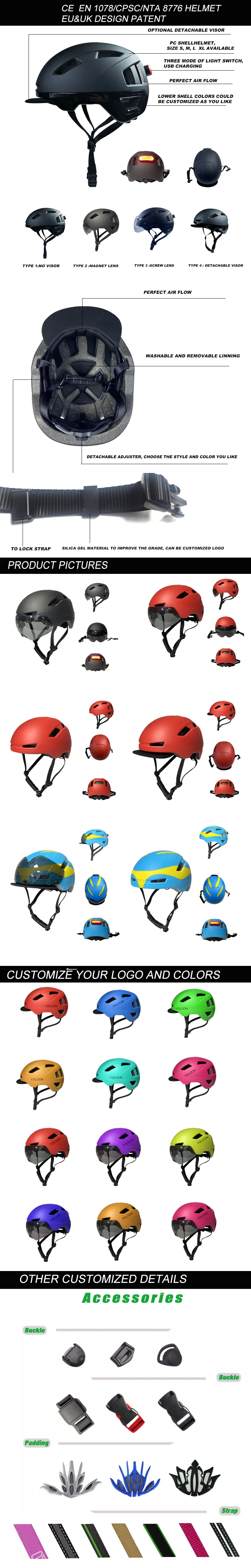 Netherlands Ebike Escooter Safety Helmet Nta8776 Electric Bike Helmet