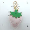 Light pink-green leaf lobster clasp