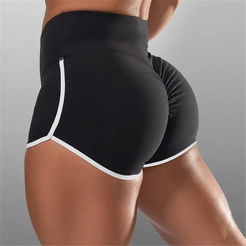 black booty shorts womens plus size