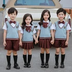 Clothes Kids Dresses Custom School Clothes Uniform Kids Dresses For Girls Boys Pants Color Combination School Uniform