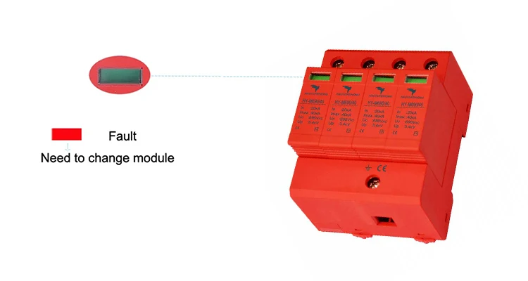 High-Capacity 690V 140KASolar Power Surge Protection Module T2 Type ...