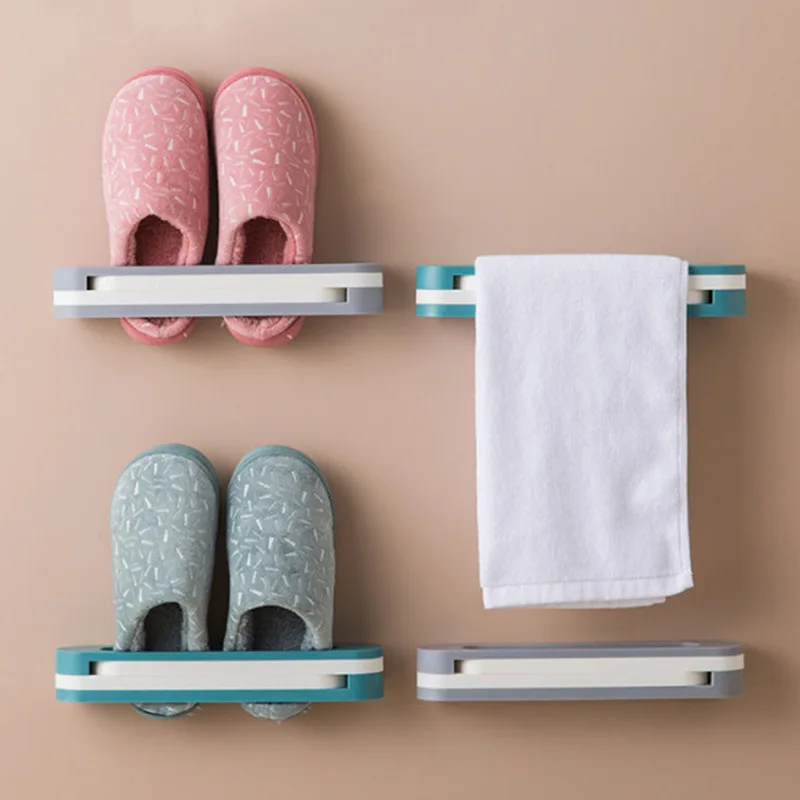 Bathroom Slippers Rack Shoe Rack Behind Door Hanging