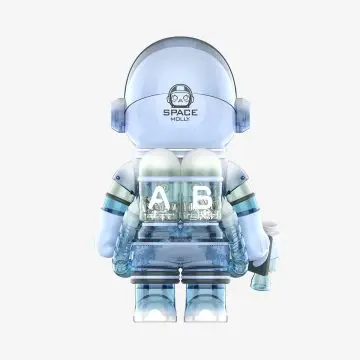 POP MART MEGA COLLECTION 1000% SPACE MOLLY Glacier - PVC Cartoon Toy