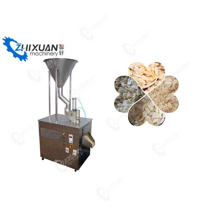 Groundnut Slice Cutter Chestnut Cashew Nut Cutting Almonds Nuts Slicer Pistachio Peanut Slicing Machine