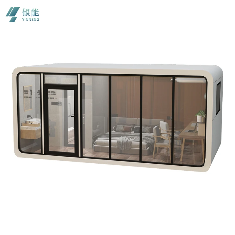 Holographic Window Prefab Pod - Augmented Reality Mobile Office/House ...