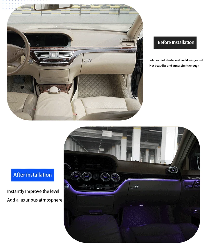 Djzg W221 To W222 Ambient Light Kit For Mercedesbenz S Class Buy