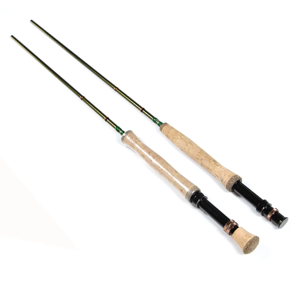 アルミリールシートコルクハンドル品質カーボンテンカラフライ釣り竿