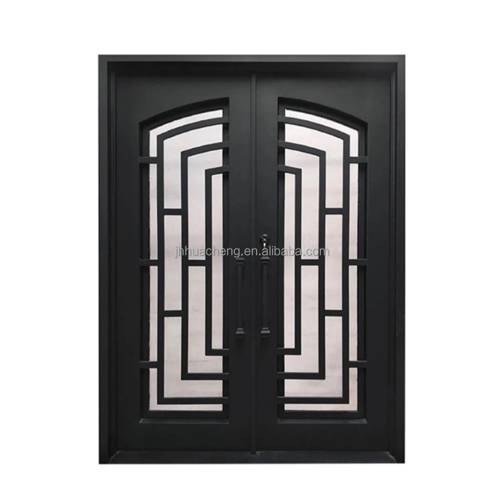 Chinese Style Metal Security Door Classical Wrought Iron Doors Front Simple  Cast Iron Door Designs - Buy Fashion Attractive Design Door Wrought Iron,Low  Price Wood Wrought Iron Entry Door,Wrought Iron Front Door