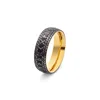 7mm Gold+Black