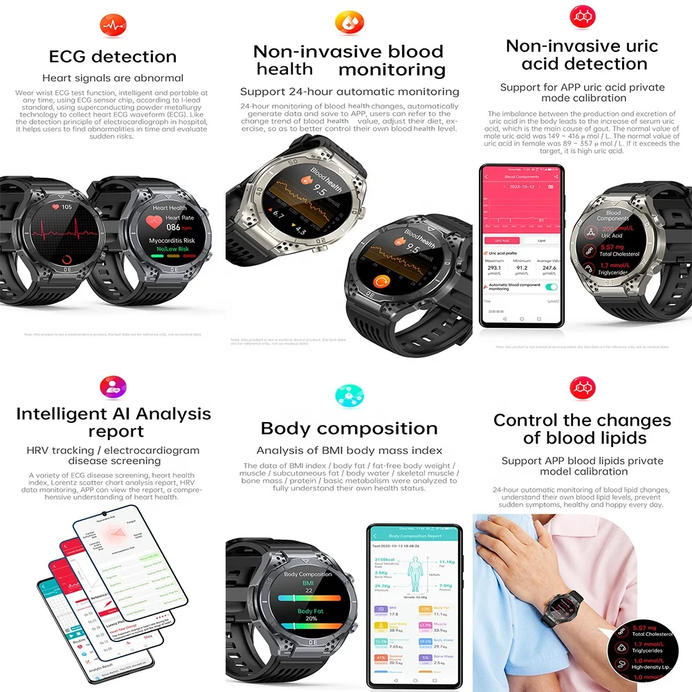 Smartwatch AMOLED Smart Wrist Watch Call Storage Touch Lcd Color Screen Oled Display Ip68 Waterproof Smart Watch