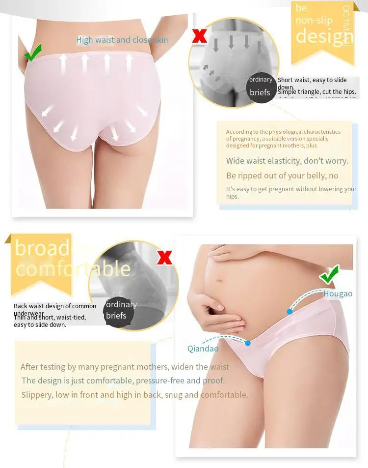 Postpartum Sanitary Low Waist Women's Cotton Underwear Disposable