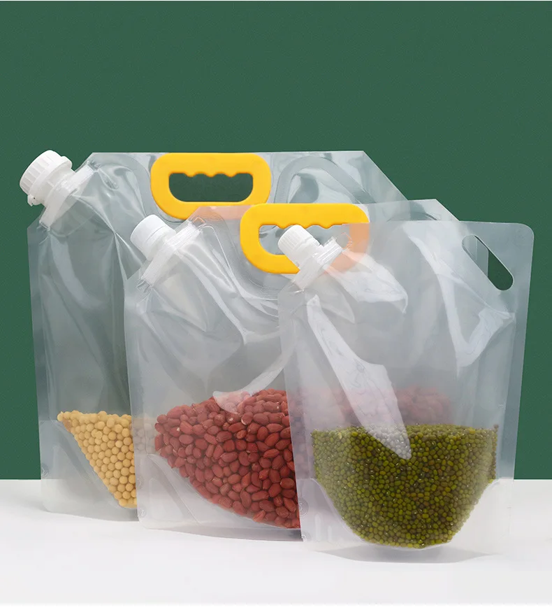 Multi-grain storage sealed bag Multi-grain Food grade hand suction bag household rice packaging bag details