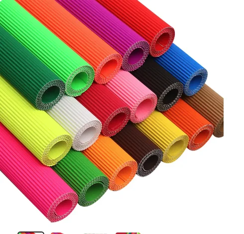 colored corrugated cardboard sheets for crafts