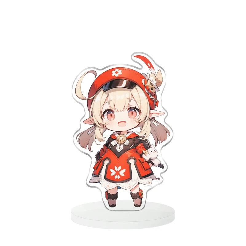 Custom Printed Acrylic Anime Standee Display Cartoon Figure Holographic Acrylic Stand