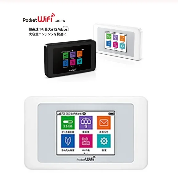 Pocket Wifi 603HW - Fast, Secure, and Versatile Internet