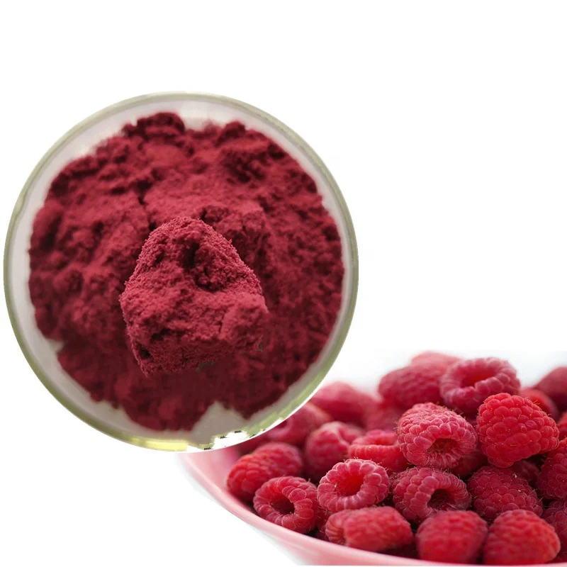 Organic Chinese Raspberry Extract Wild-Cultivated Fruit Powder Vacuum-Packed Bottle Drum Glass Container Plastic Container