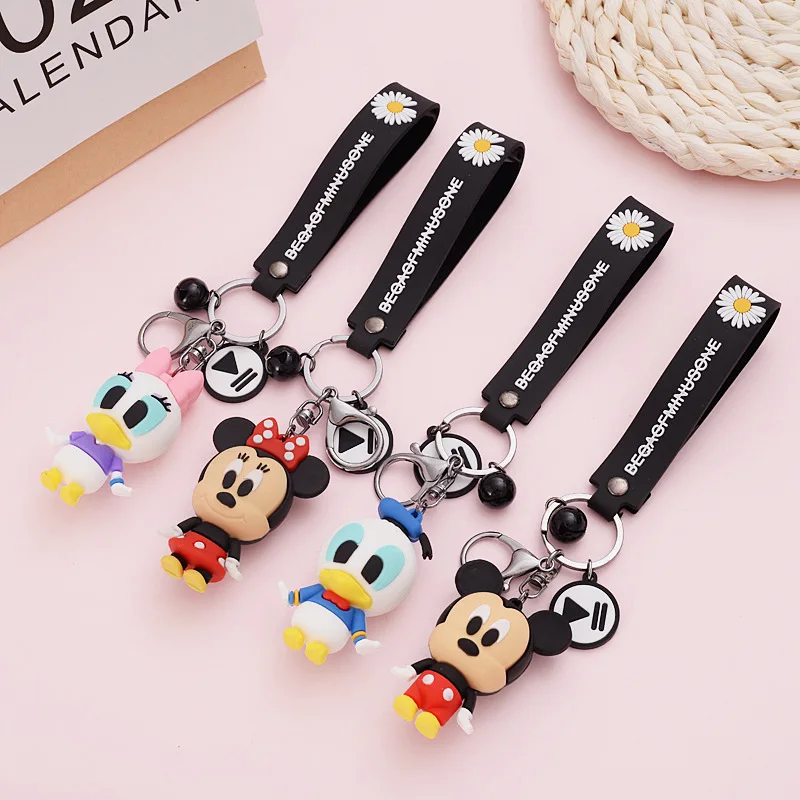 Cartoon 3D Keyring Lovely Creative Cool M&M Design PVC Keychain Rubber  Pendant Bag Backpack Key Chain with Wrist Lanyard Straps - China Keychain  and Key Chain price