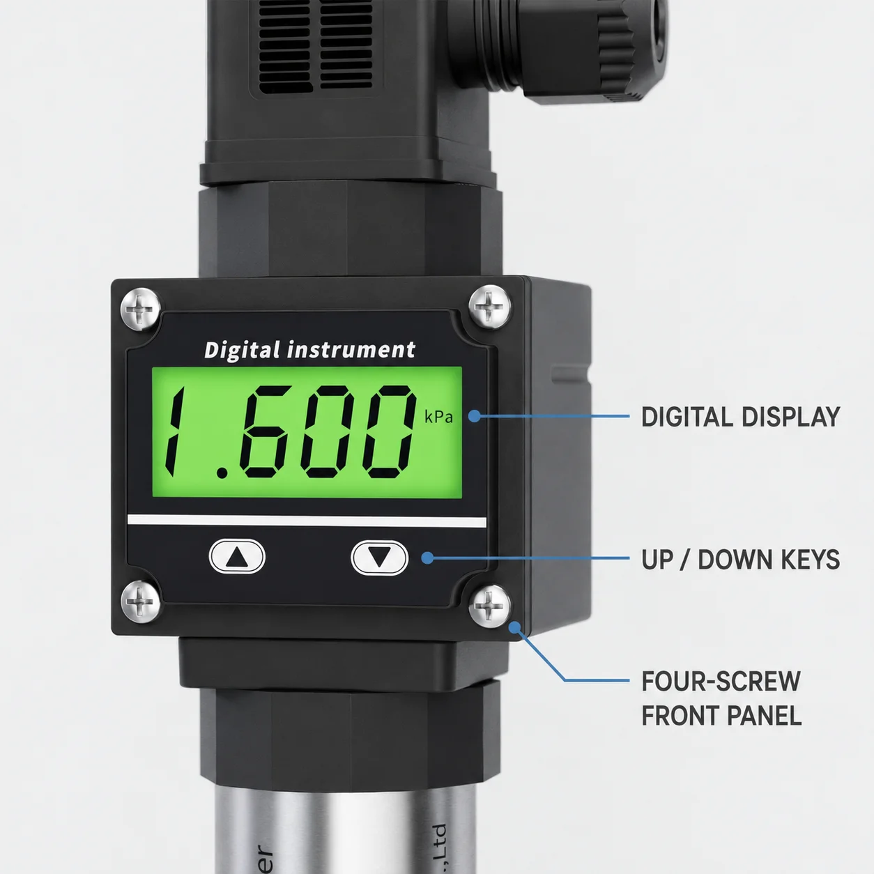 SUP-PX300 Pressure Sensor with Display 4-20mA RS485 for Industrial Water Air Gas Oil and Pump Monitoring