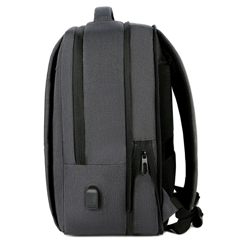 15 17 Inch Expandable Backpack With Usb Charging Port Waterproof Luggage Laptop Rucksack Travel Business Backpack for Men Women