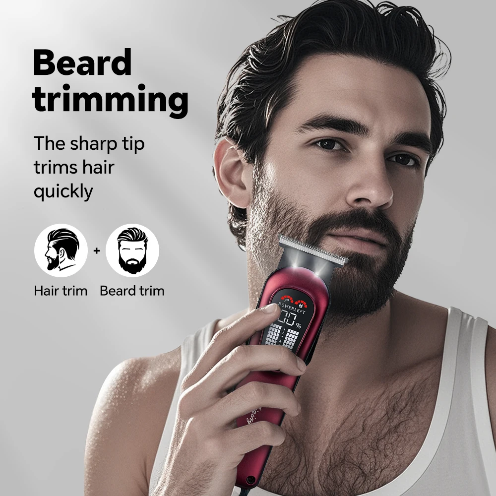 Popular Two-in-One Electric Hair for Clipper for Men Reciprocating Set Stainless Steel Blade for Home Hotel Use English Language manufacture