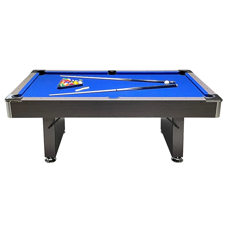 Factory Sale Luxury 7 FT Portable Pool Table Set Movable Billiard Table with Portable Accessories Home Use MDF Cushion Material