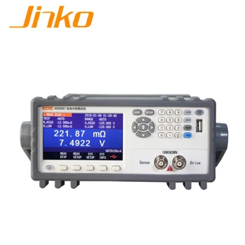 JINKO High accuracy lithium-ion battery tester 60V JK2520C resistance digital battery tester ohm battery tester