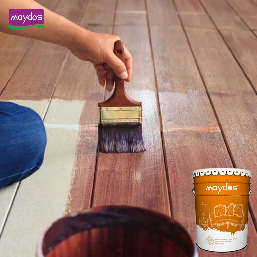 Maydos Non-Toxic Polyethylene Rubber Lacquer Eco-Friendly Wood Paint for Composite Products Liquid Coating for Spraying