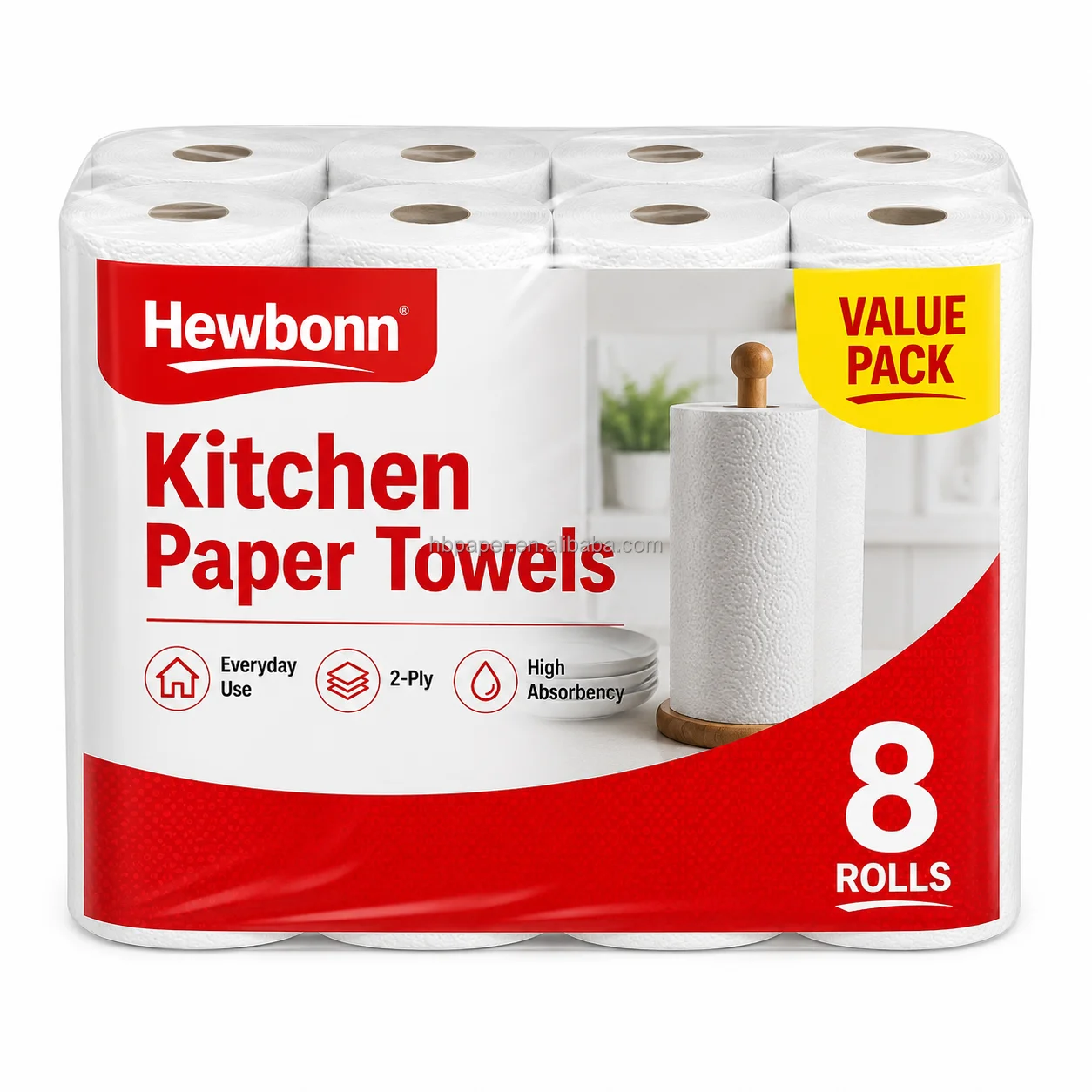 Free Sample Disposable Absorbent Washable Soft and Strong 2 Ply Kitchen Paper Towel
