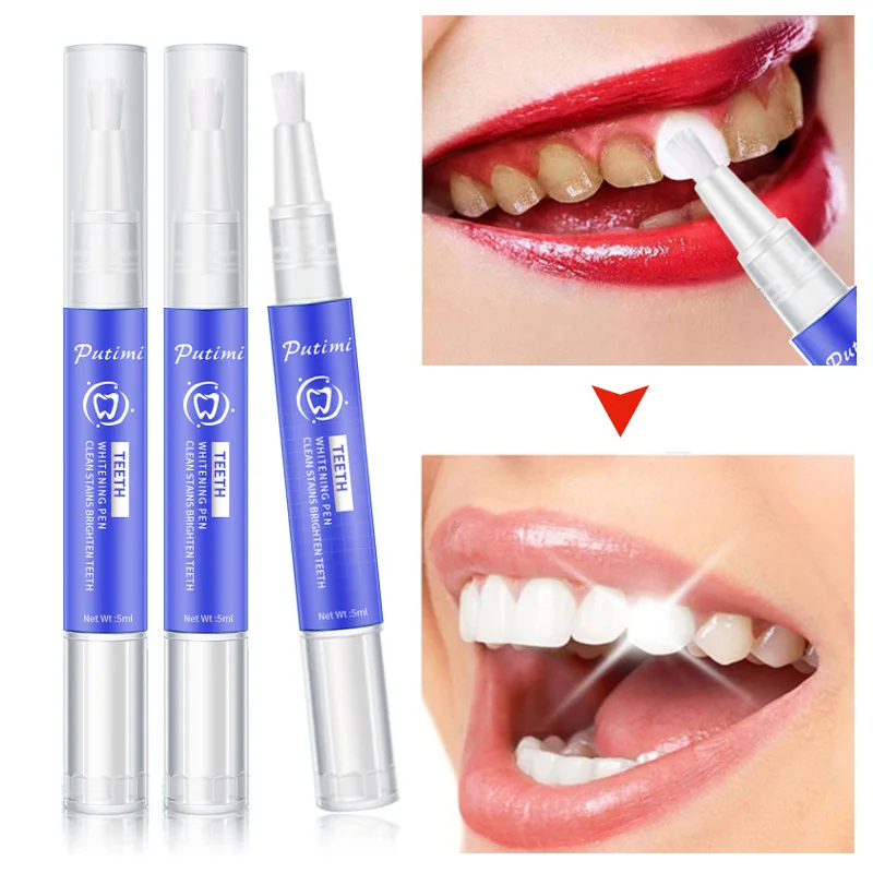 PUTIMI Tooth Care Deep Cleansing Stains Removal Teeth Whitening Pen 5ml