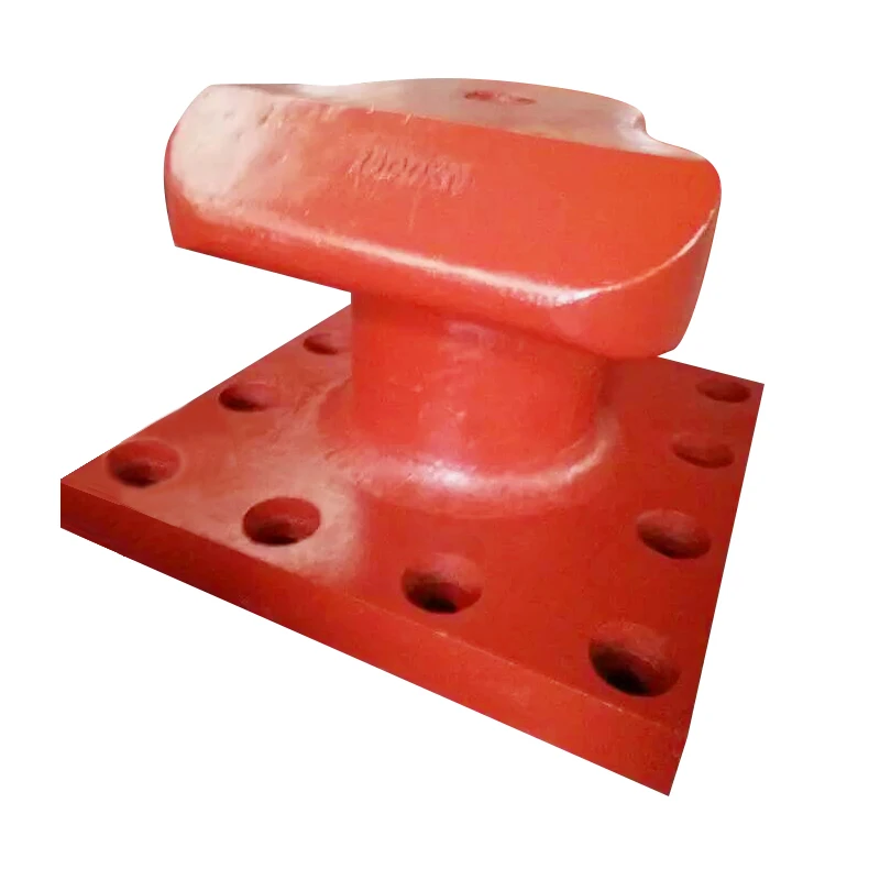 Изготовленные на заказ сварные стальные пластины/чугунные крестообразные морские Швартовочные болларды тройного типа для