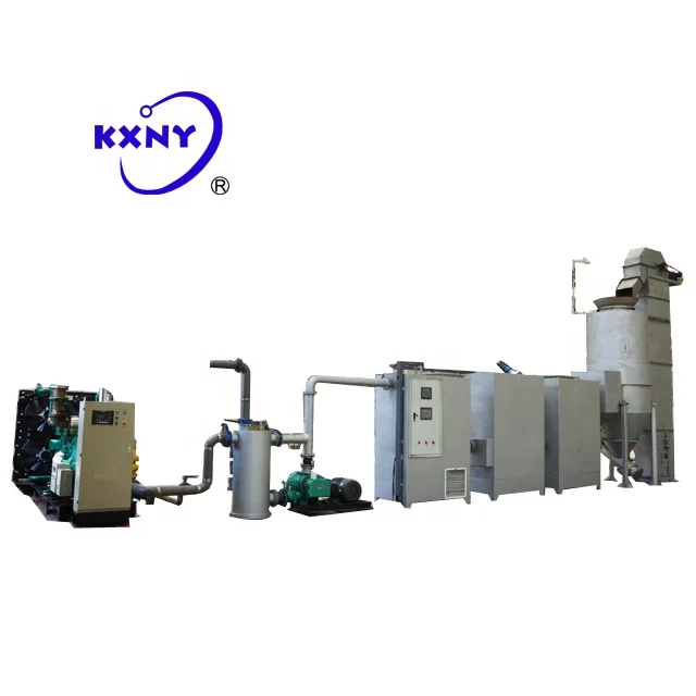 450m3/h Syngas fuel biomass  power generation system with CE syngas certification biomass gasifier pyrolysis machine biochar