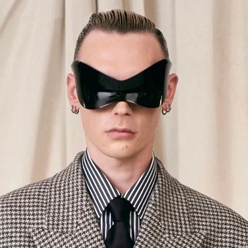 Retro Future Y2K Shades - Punk Sports Oversized Sunglasses
