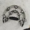 Double row hand cranked bell