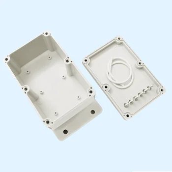 OEM ODM Manufacturers DIY Customize Design Light Grey Outdoor IP65 Waterproof Abs Plastic Electronic Enclosure Junction Box