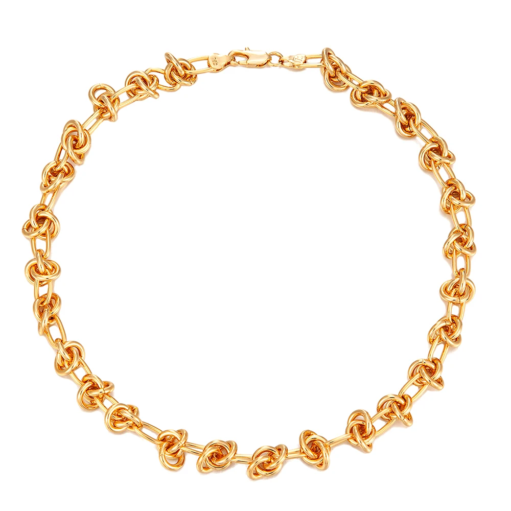 High-end fashion design ladies gold-plated earrings bracelet set Gift TRENDY
