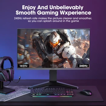 KOORUI 27-Inch WQHD Gaming Monitor 2560x1440, 240Hz Refresh Rate
