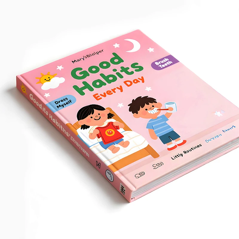 Wholesale Picture Early Learning Educational Child Baby Children Kids English Bed Time Story Book Hardcover Book Printing