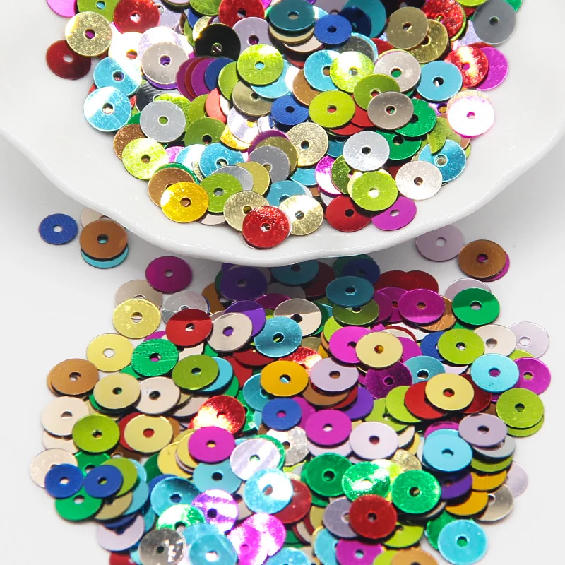 3 мм 4 5 6 блестки плоские круглые свободные ремесла швейные украшения для одежды аксессуары «сделай