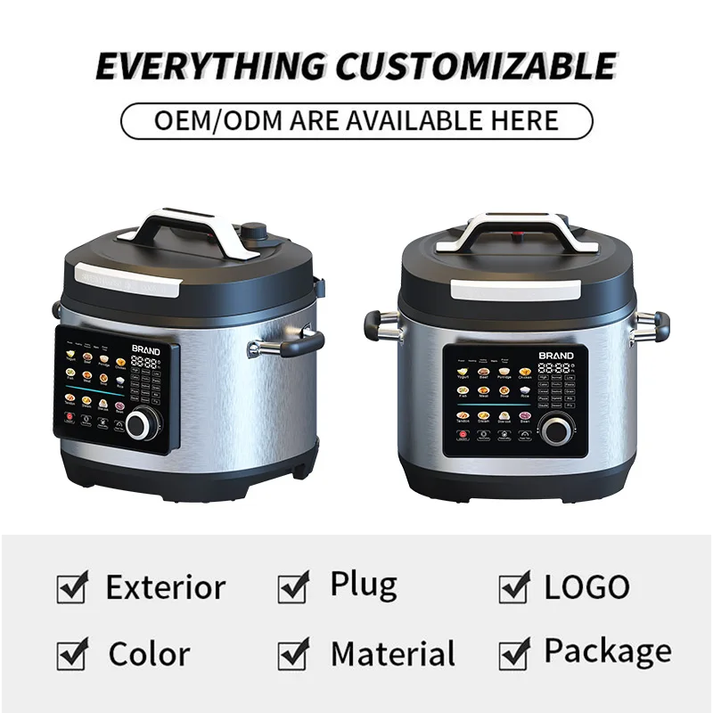 Multifunctional 6L Electric Pressure Cooker - 24-in-1 Stainless