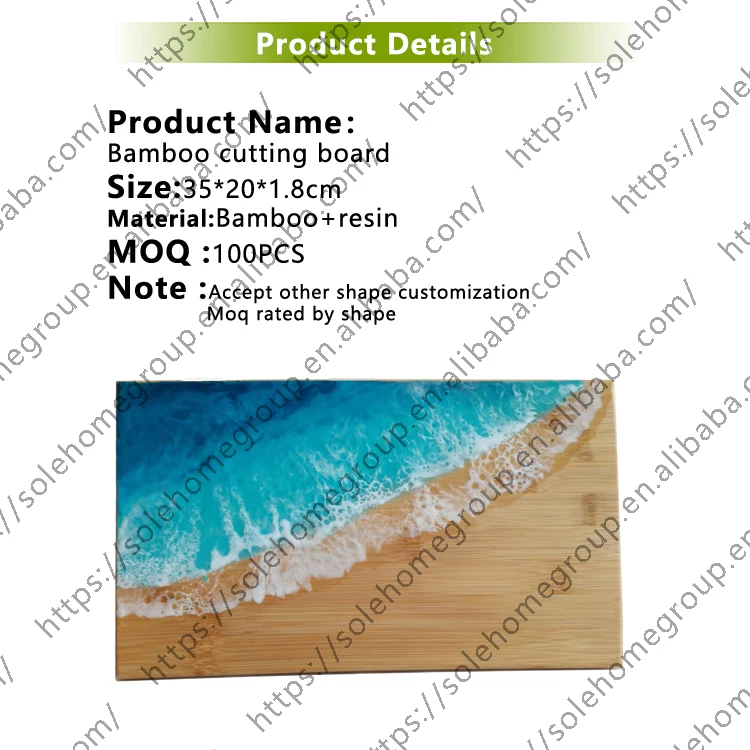 Handcrafted Resin Olive Wood Square Coasters For Drinks Durable