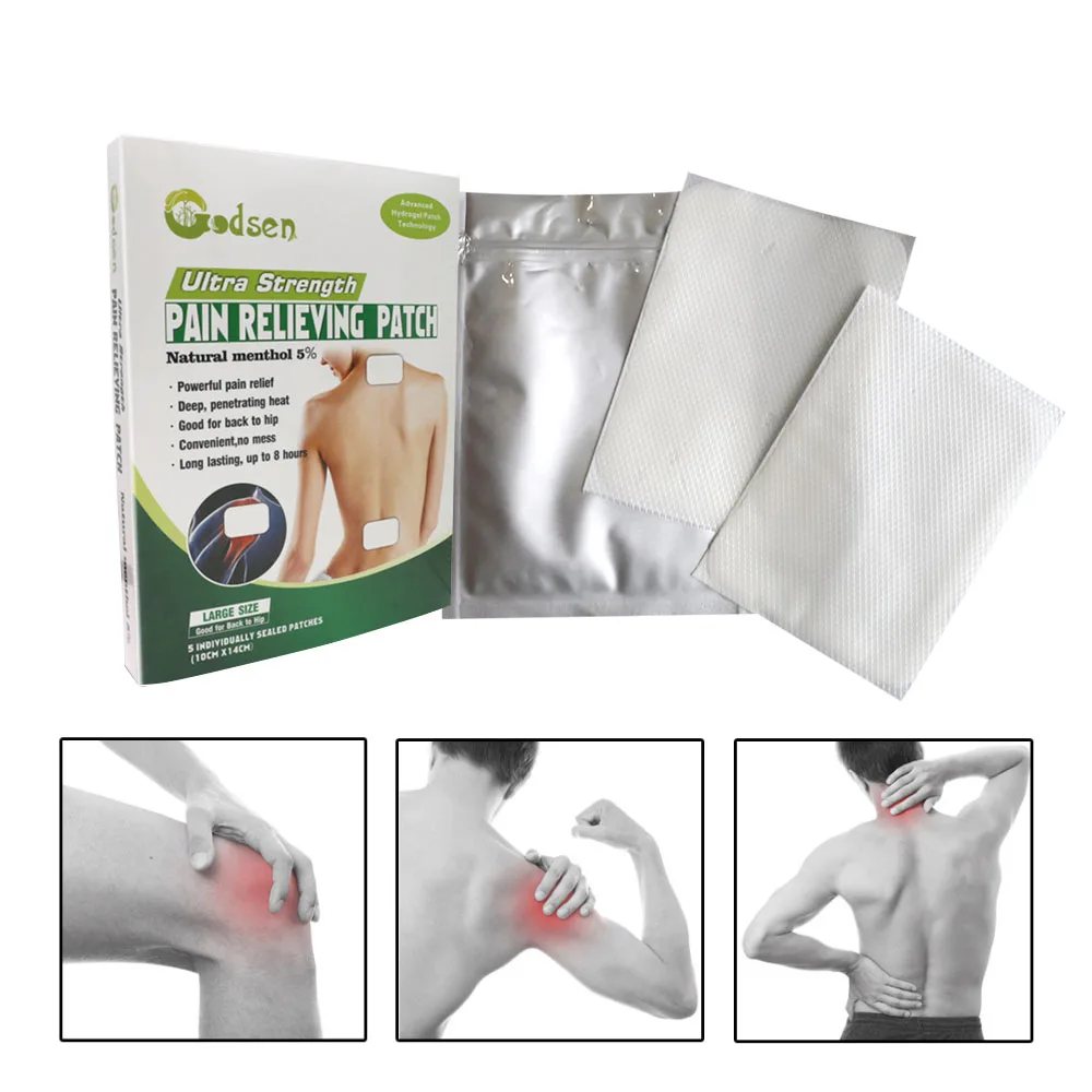 Customized Adhesive Cold Therapy Hydrogel Back Shoulder Neck Elbow Ankle Joints Pain Relief Gel Cooling Patch