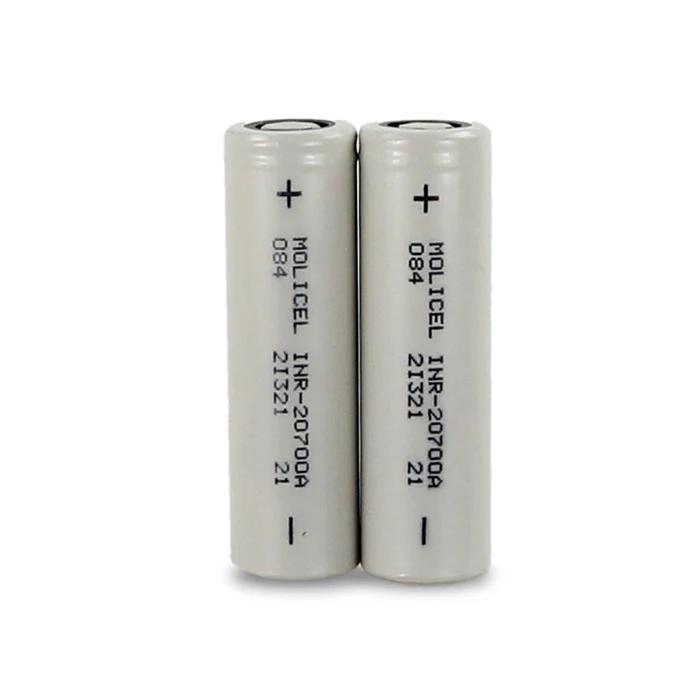 Оригинальный перезаряжаемый аккумулятор Molicel INR20700A 3000 мА/ч 30 А 3,7 в, плоский корпус 20700 для tesla, vape mod, ebike